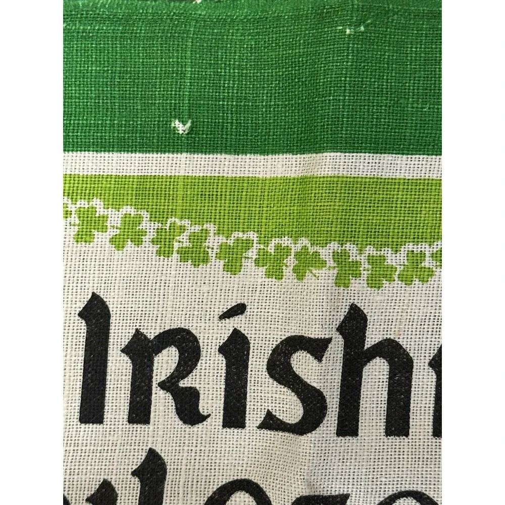 Irish Linen Tea Towel Irish Man's Philosophy Fingal‎ Wall Hanging Ireland Flaw